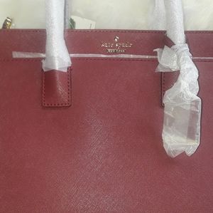Kate Spade satchel! Burgundy, New With Tags.